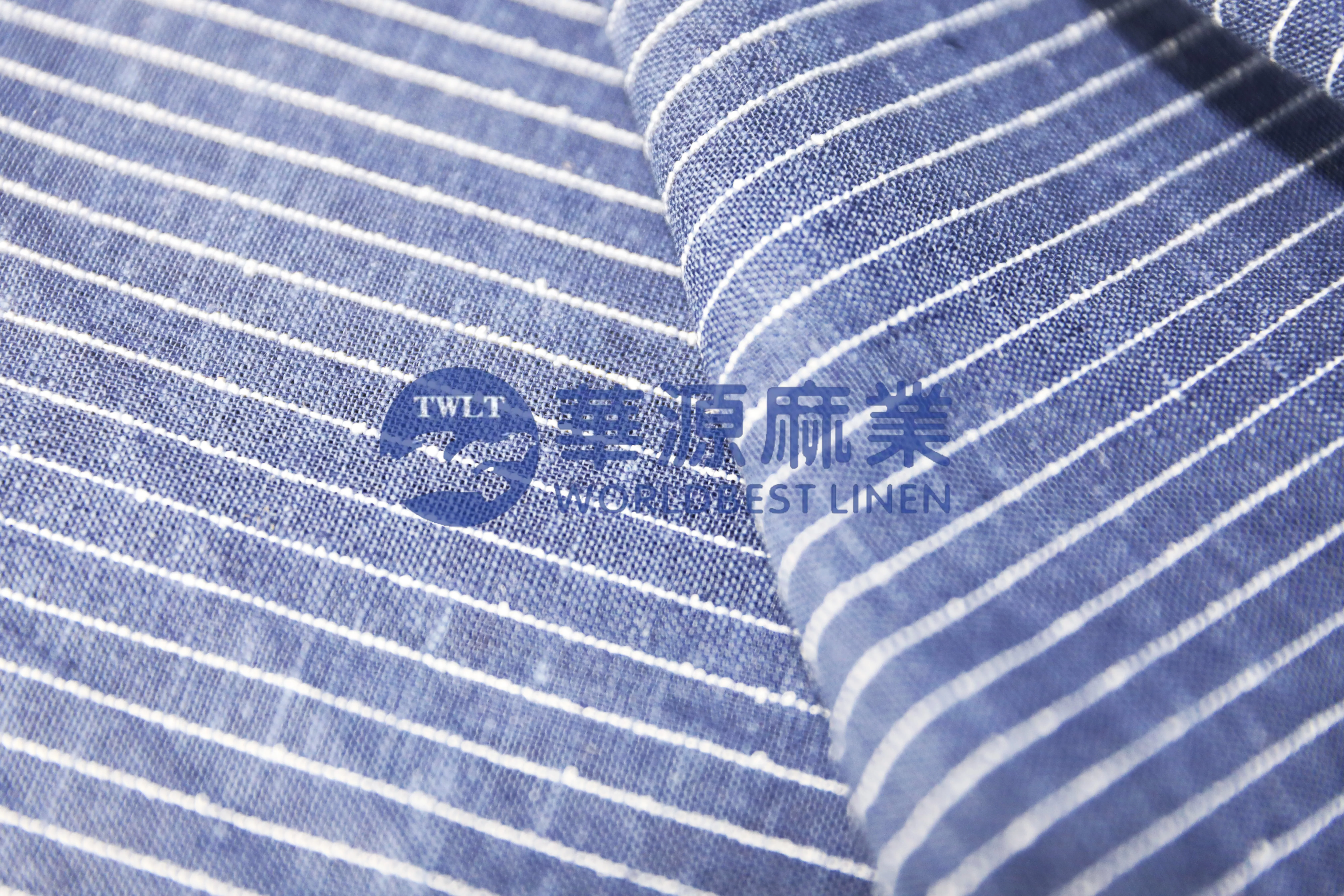 亚麻棉混纺色织雪尼尔布