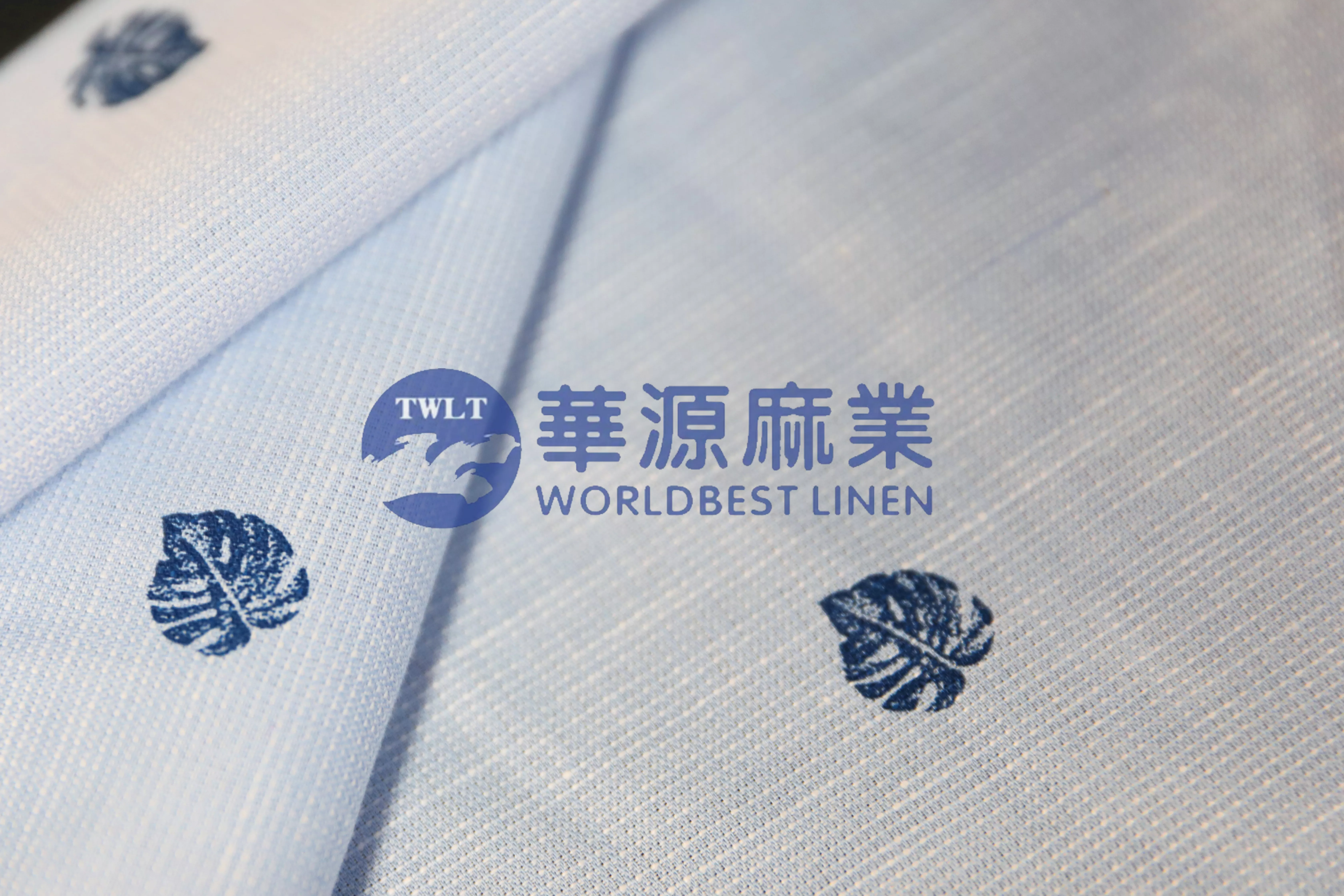 棉大麻交织色织印花布