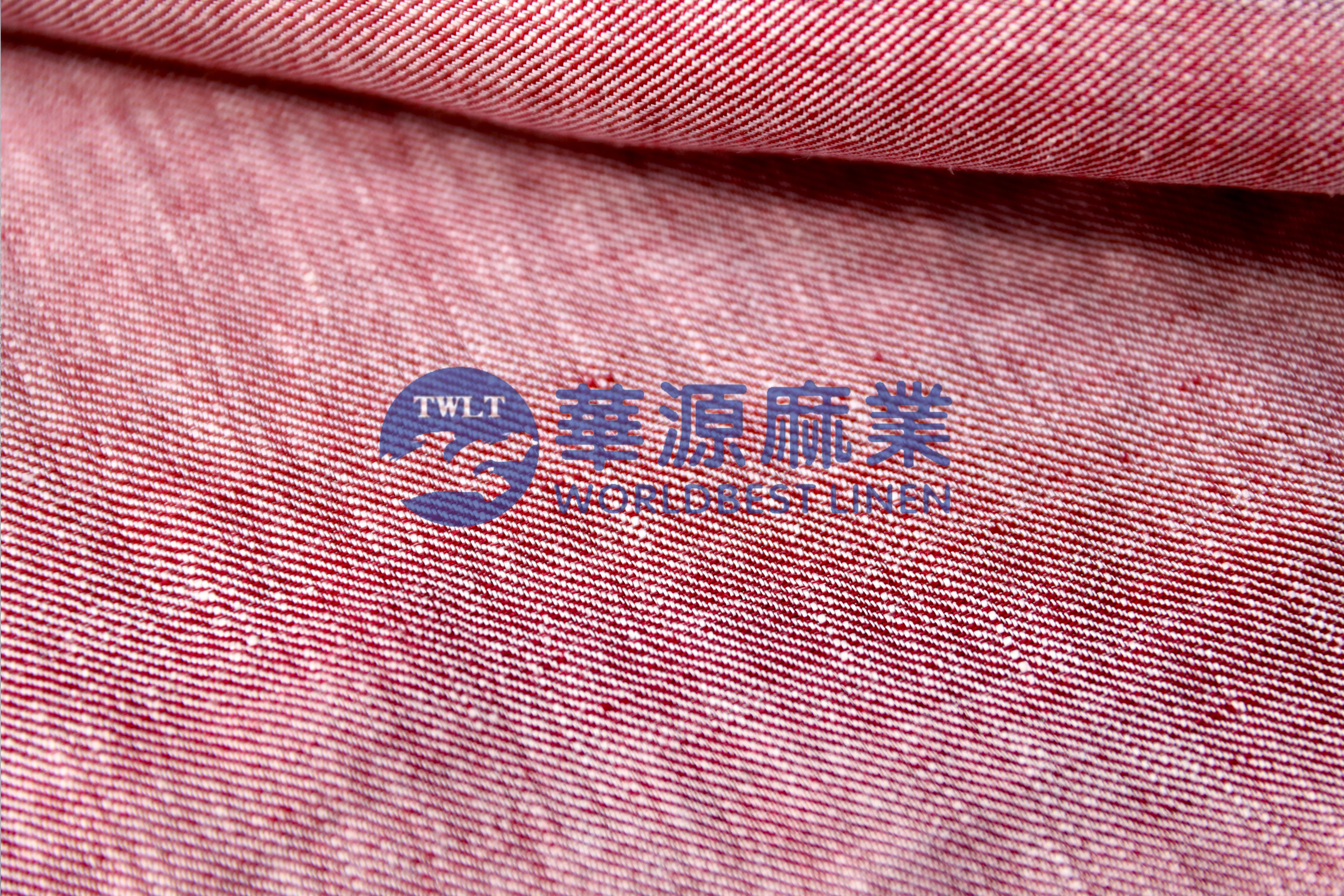 纯亚麻空气洗斜纹色织布