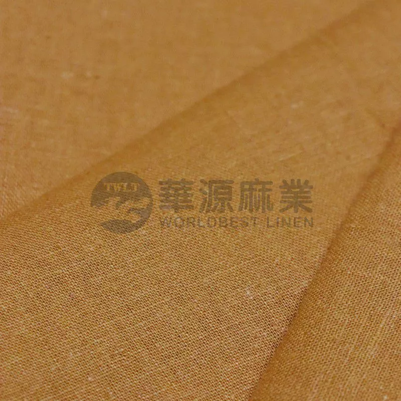 纯亚麻染色布