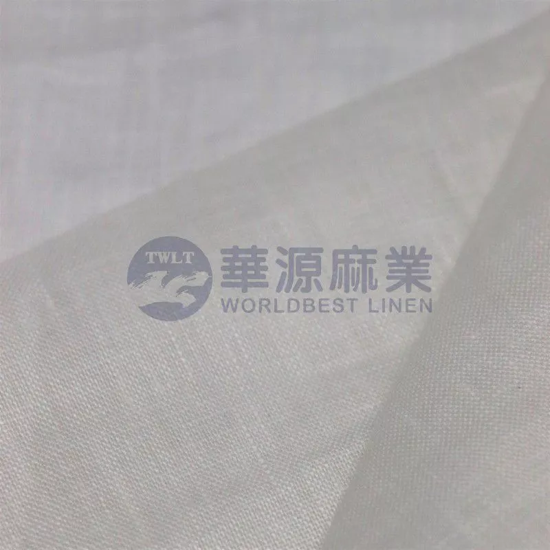 纯亚麻半漂