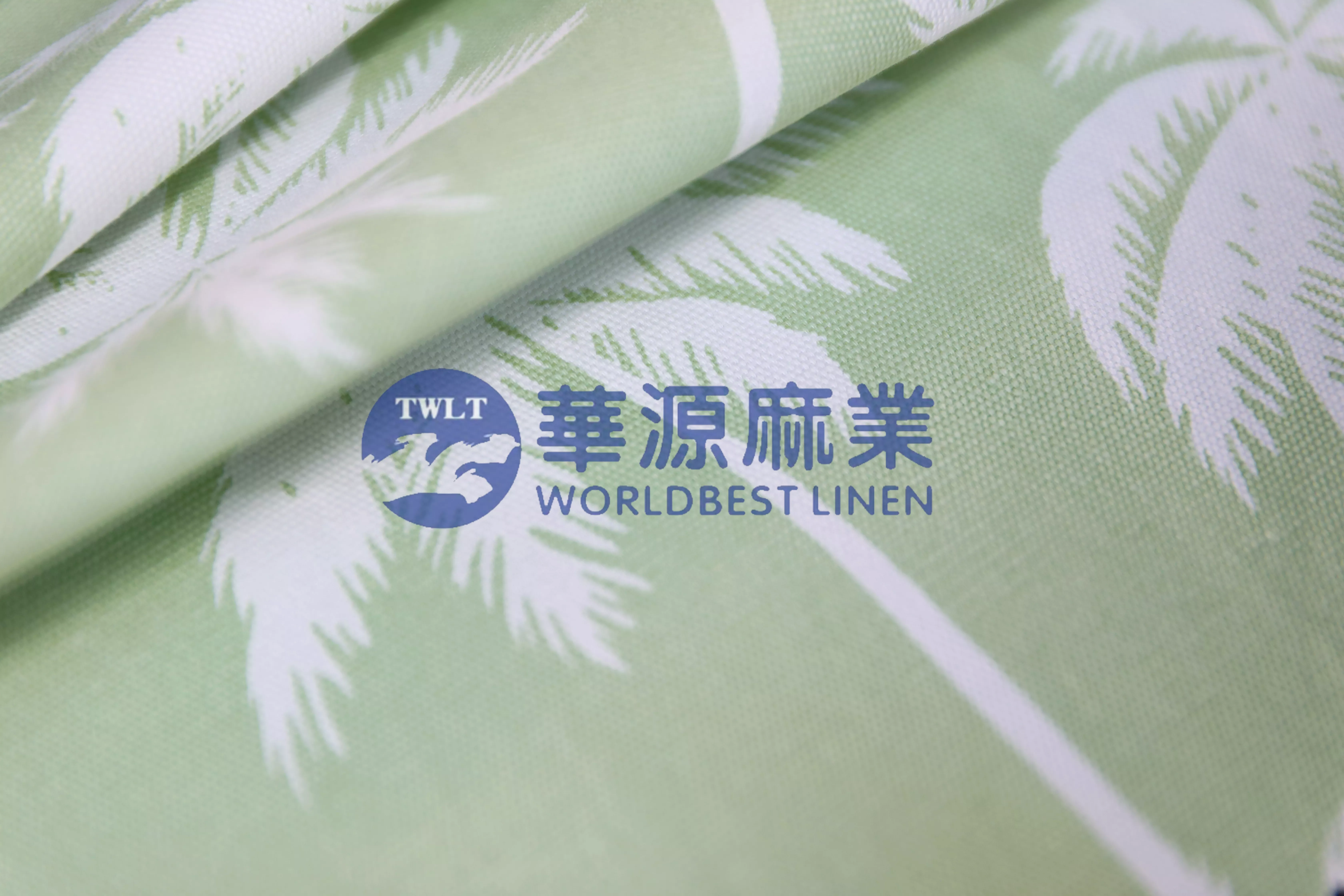 棉麻交织印花布